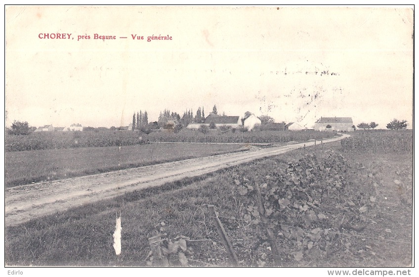 ***  21  ***  Près De Beaune -  CHOREY  Vue Générale - Timbrée TTBE - Autres & Non Classés