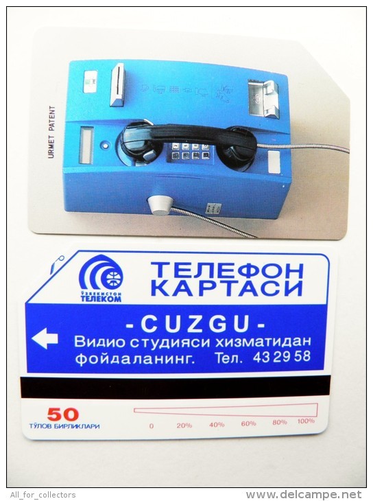 Phone Card From Uzbekistan Magnetic Urmet 50un. Telephone - Usbekistan