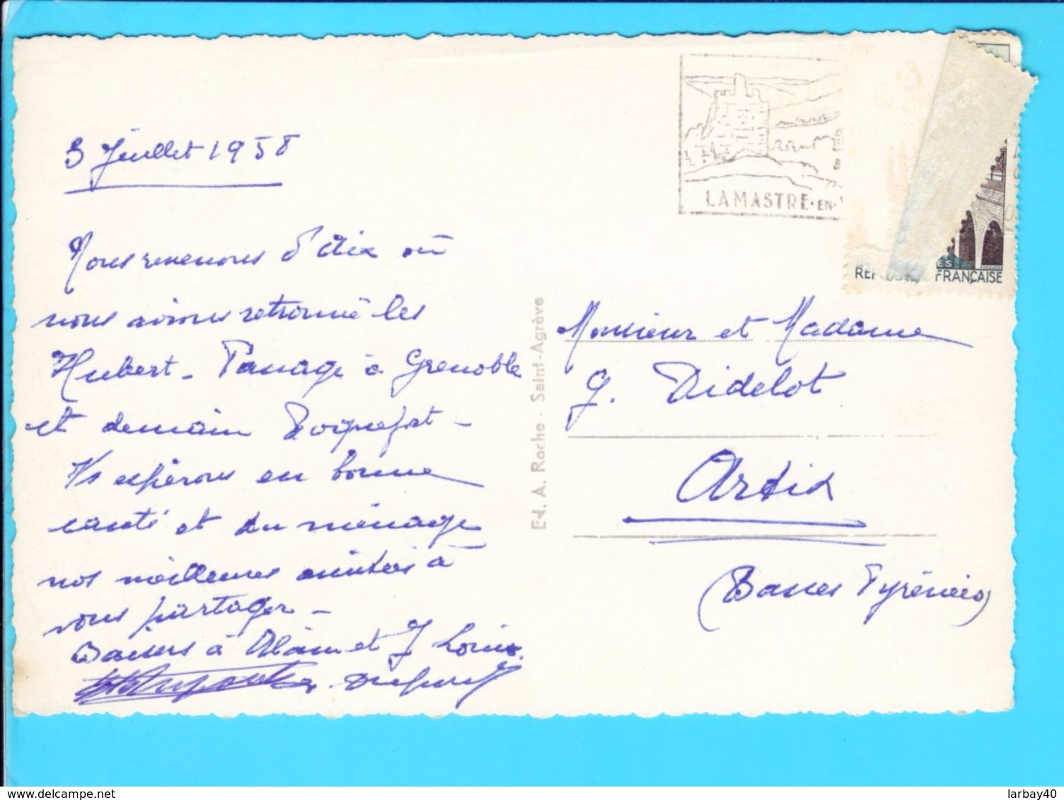 Cp  Carte  Postale  - Gorges Du Doux A Mordane - Other & Unclassified