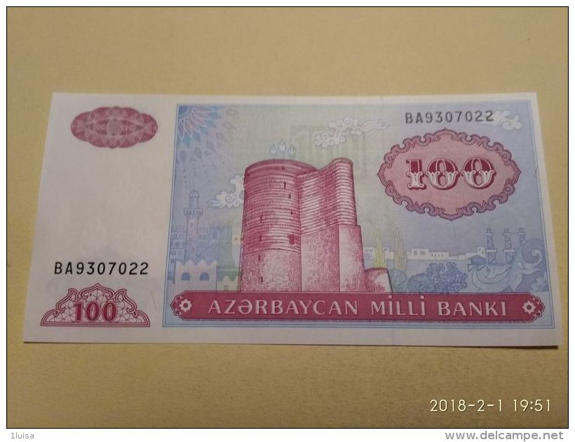 100 Manat 1993 - Azerbaïjan