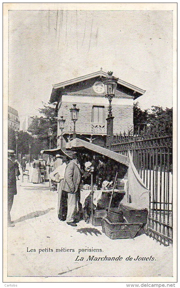 75 Les Petits Métiers Parisiens:  La Marchande De Jouets - Petits Métiers à Paris