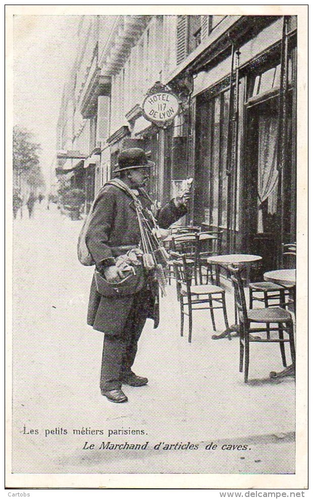 75 Les Petits Métiers Parisiens:  Le Marchand D'articles De Caves - Petits Métiers à Paris