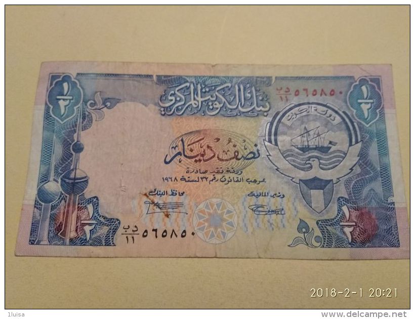 1/2 Dinaro 1968 - Kuwait