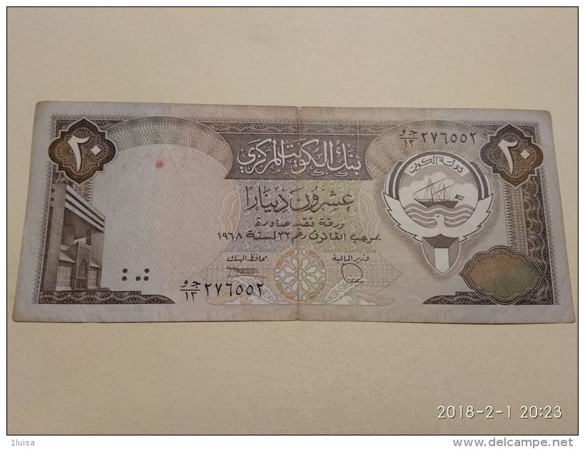 20 Dinari 1968 - Koweït