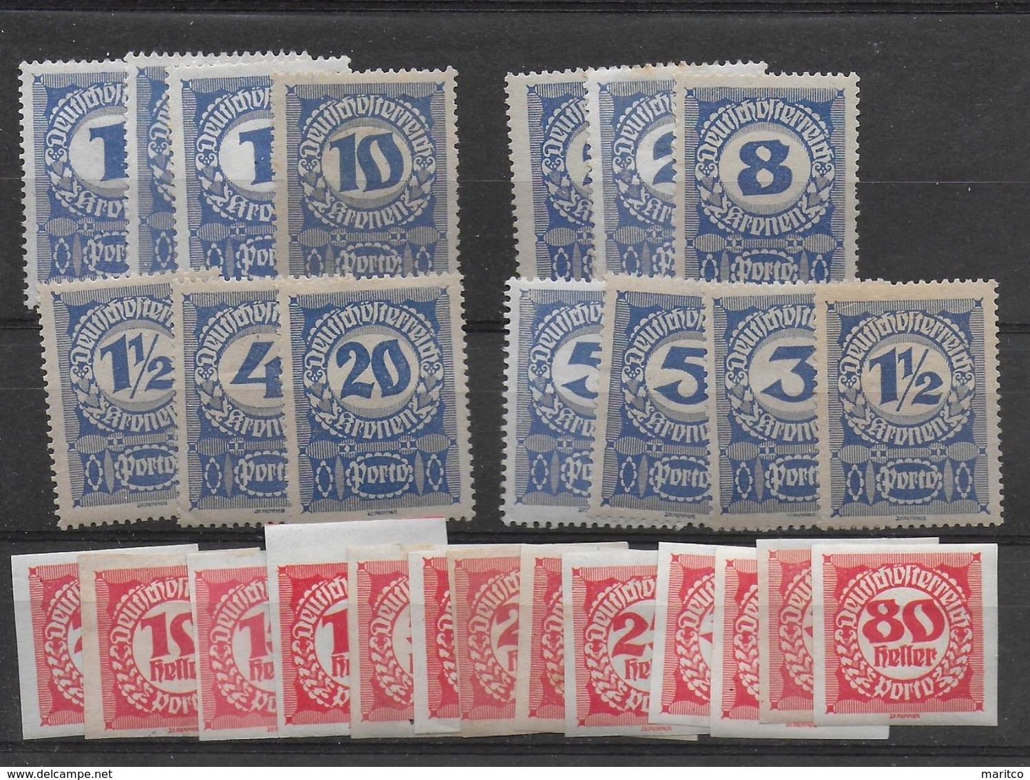 Austria Lot Postage Due - Segnatasse