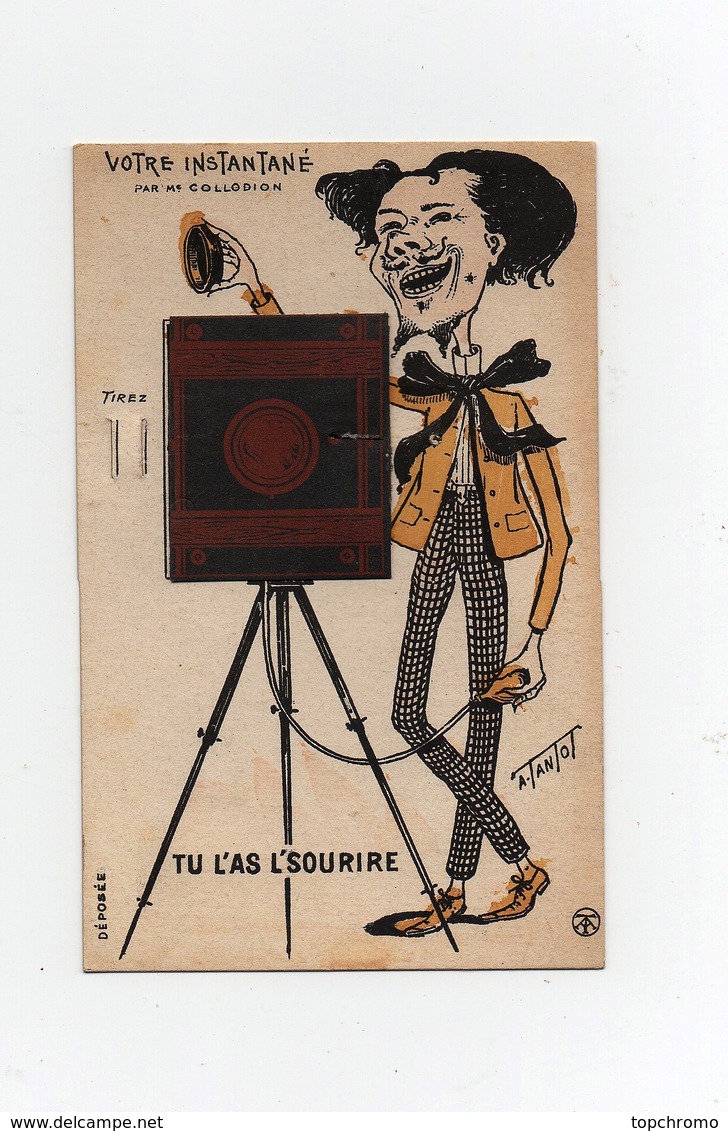 CPA Système Votre Instantané Par M. Collodion Illustrateur A. Tantot Tu L'as L'sourire Chambre Photographique - A Systèmes