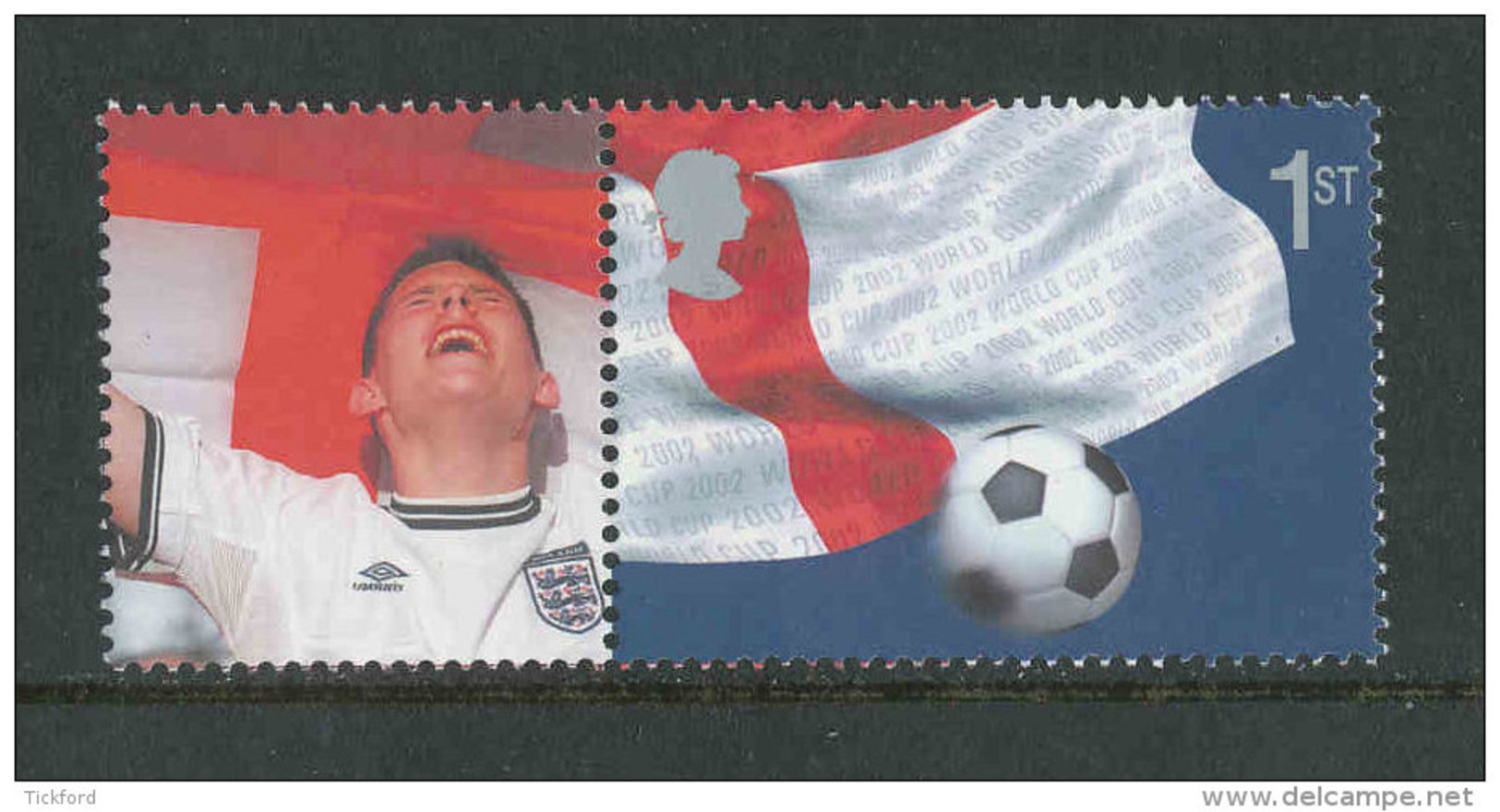 GRANDE-BRETAGNE - 2002 - Yvert  2338a - NEUF ** Luxe MNH - World Cup Football 2002 - Ungebraucht