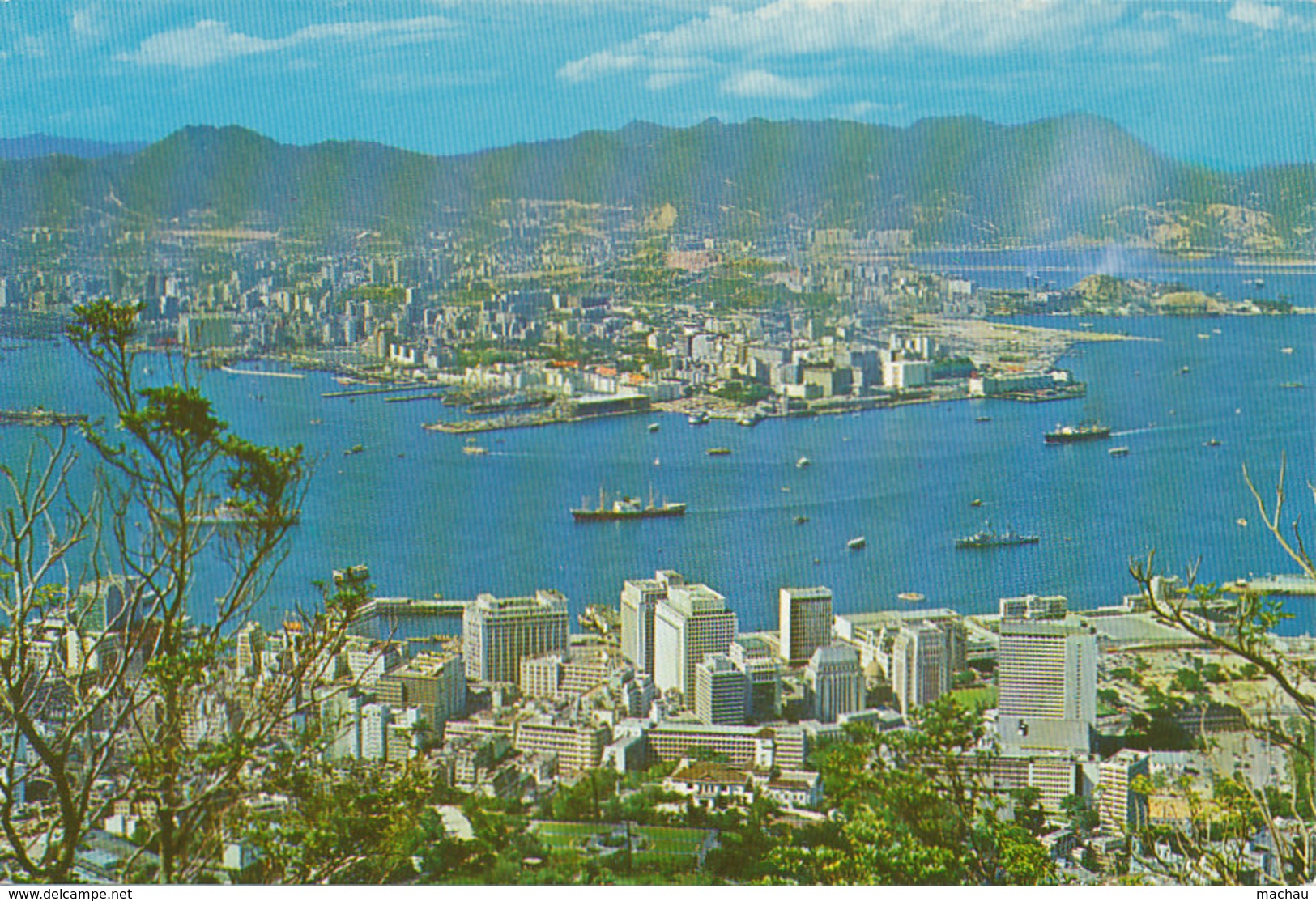 Full View Of Kowloon Peninsula And Hong Kong Central Area - Chine (Hong Kong)