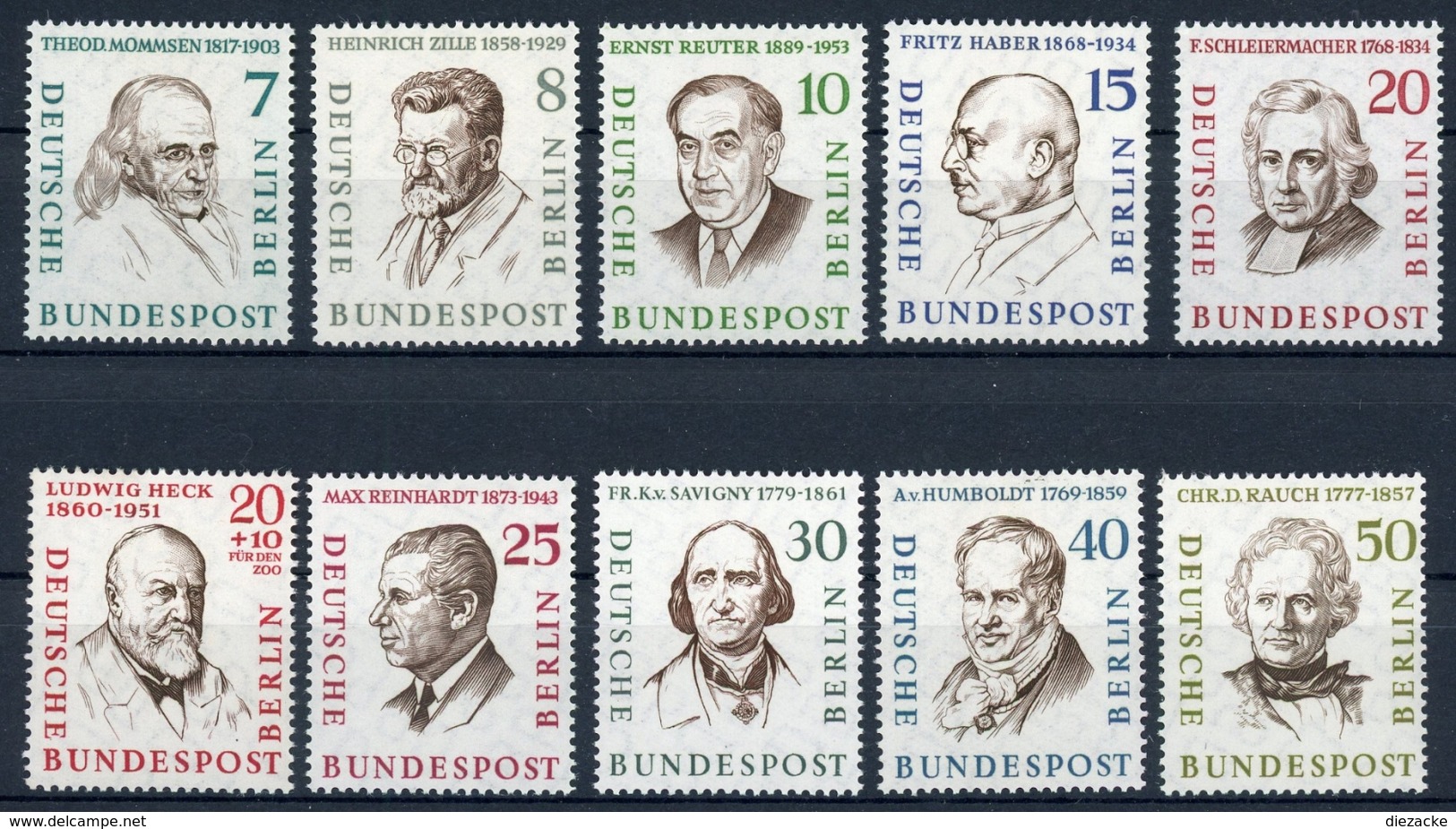 Berlin MiNr. 163-72 Postfrisch/ MNH (BE1008 - Nuovi