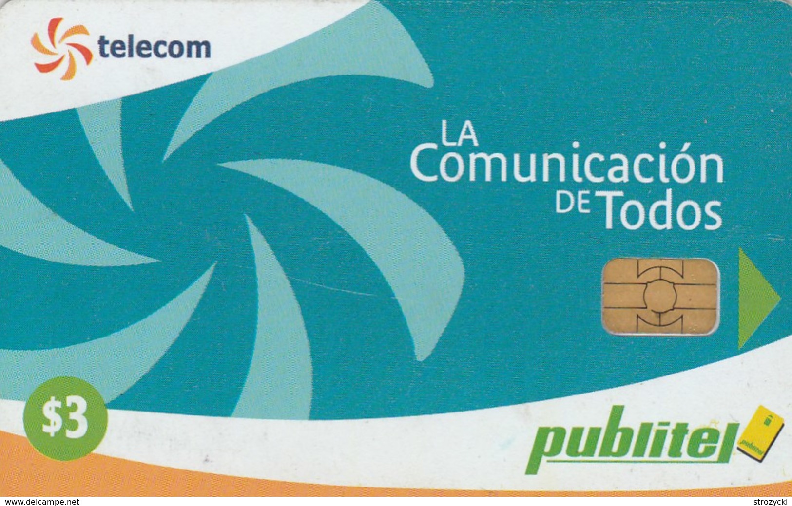 El Salvador - Telecom Logo - Blue - LA Comunicación DE Todos - Salvador