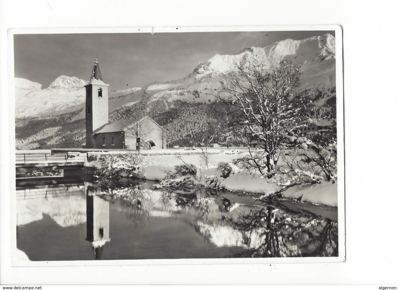 19247 - Sils Baselgia Mit Piz Corvatsch Oberengadin(format 10 X 15) - Sils Im Engadin/Segl