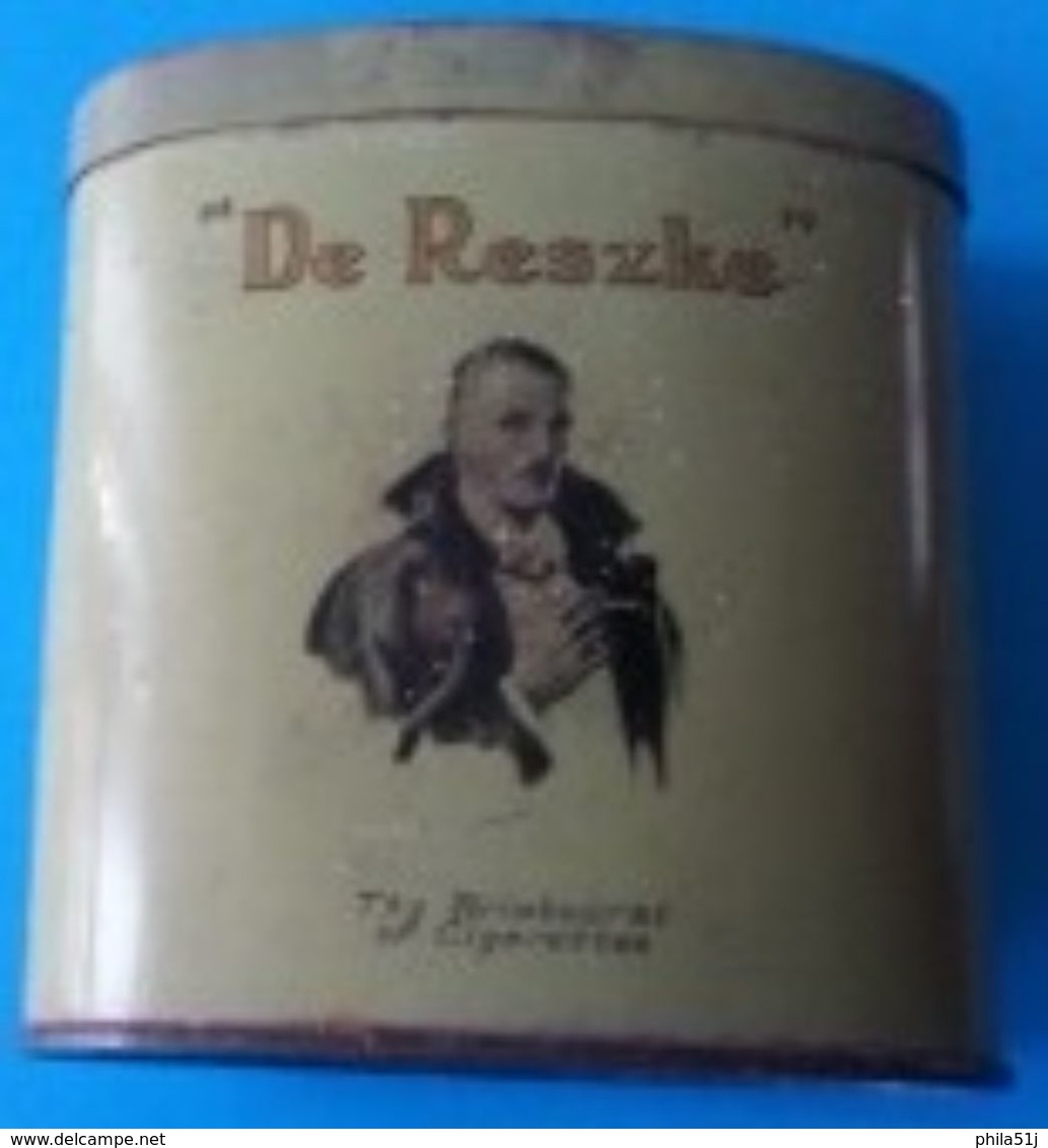 BOITE  "DE  RESZKE" - Contenitori Di Tabacco (vuoti)