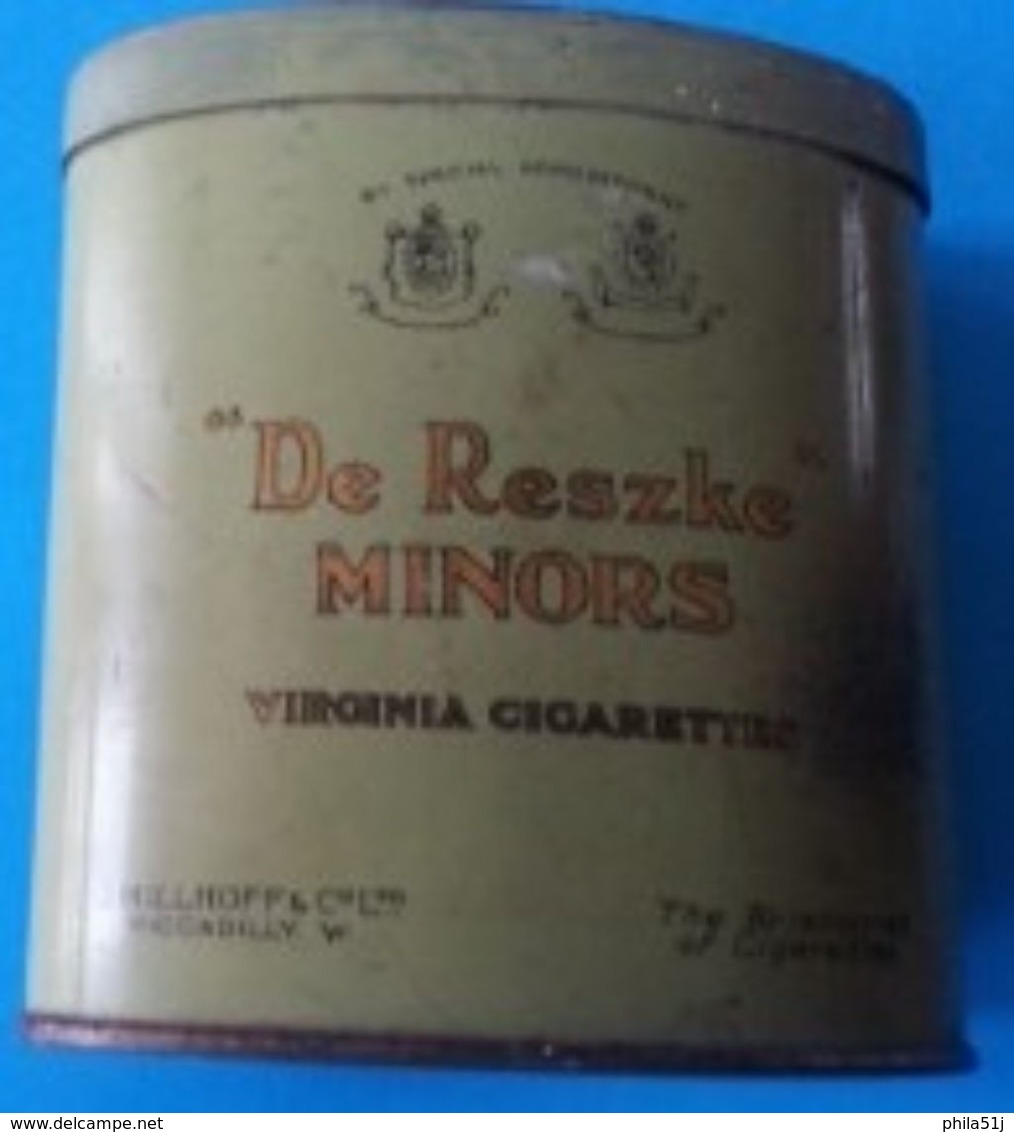 BOITE  "DE  RESZKE" - Empty Tobacco Boxes