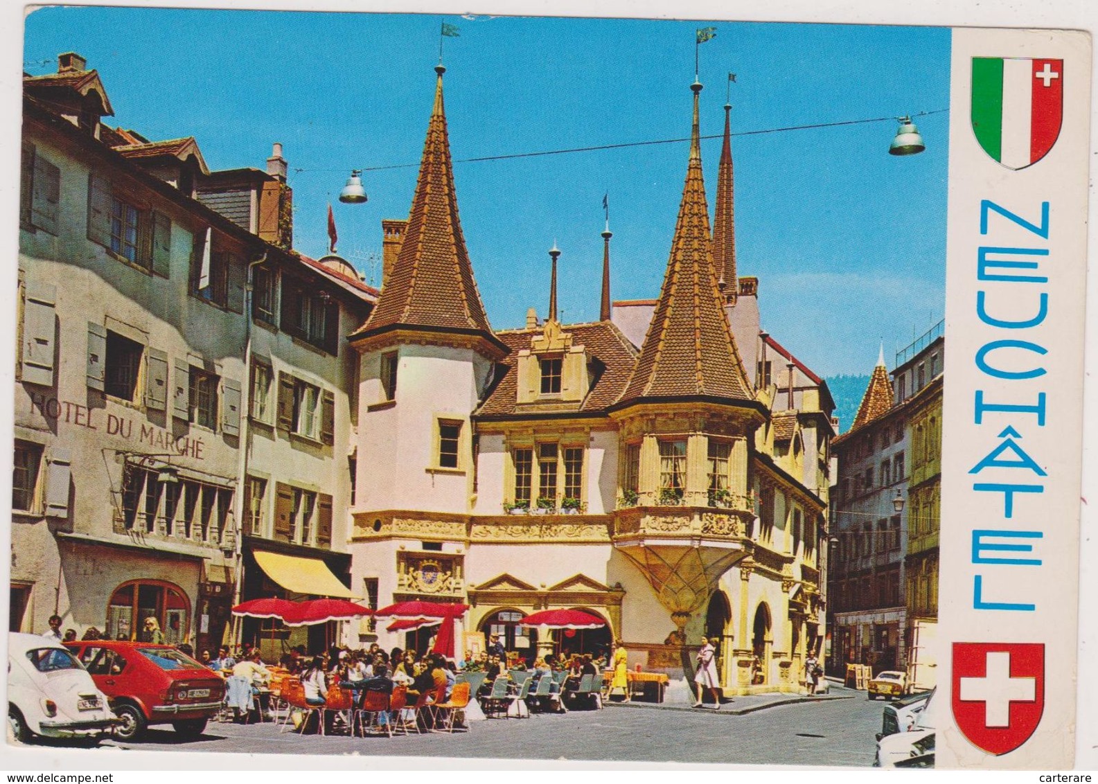 SUISSE,SWITZERLAND,SWISS,HELVETIA,SCHWEIZ ,SVIZZERA,NEUCHATEL,BAR,HOTEL DU MARCHE - Neuchâtel