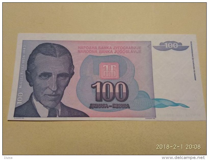 100 Dinari 1994 - Jugoslavia