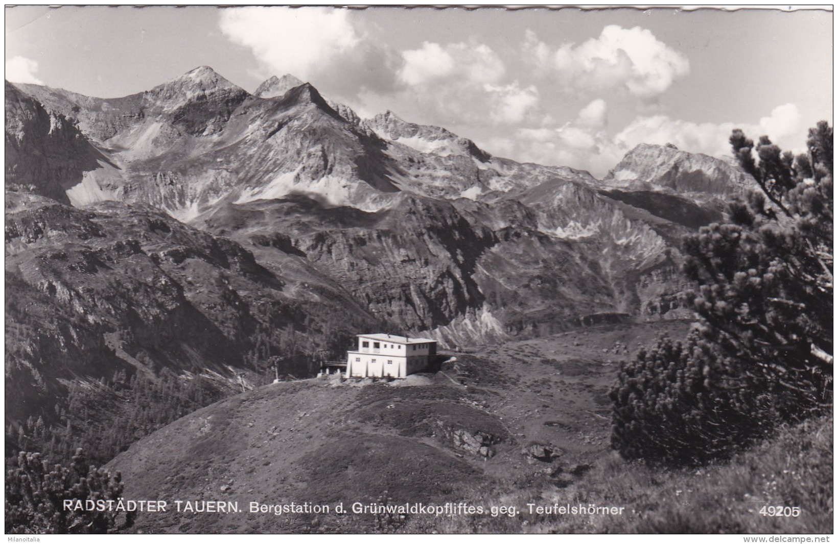 Radstädter Tauern - Bergstation D. Grünwaldkopfliftes Geg. Teufelshörner (49205) * 1959 - Obertauern