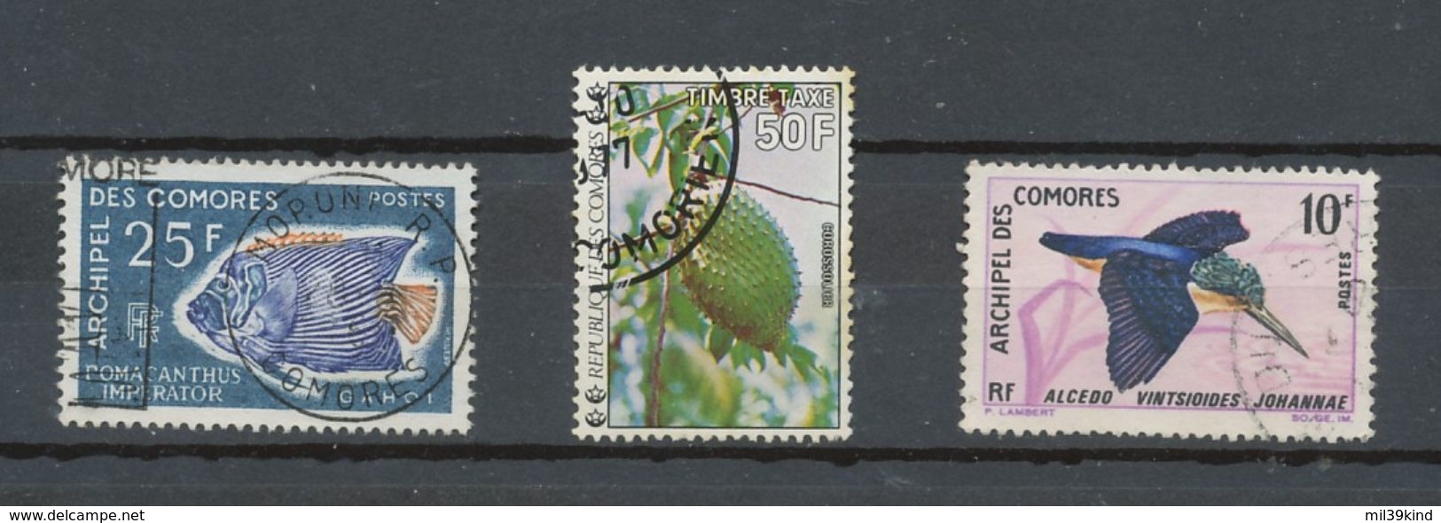 TIMBRE - AFRIQUE - REPUBLIQUE DES COMORES - LOT-1 - Oblitere - Comores (1975-...)