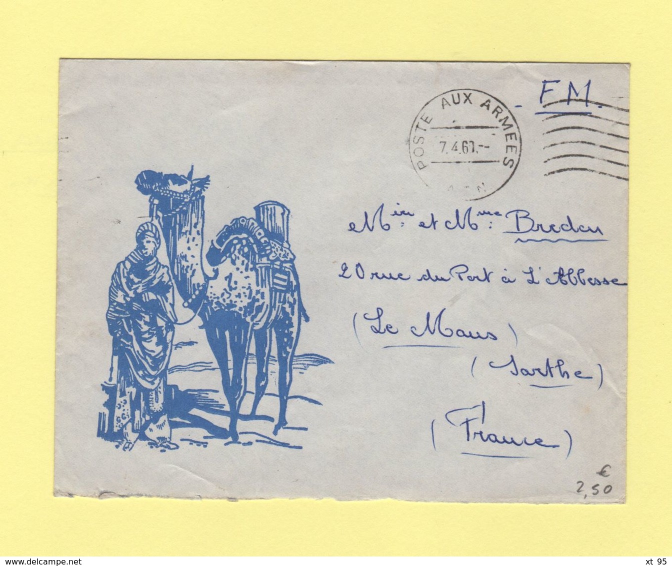 Poste Aux Armees AFN - 7-4-1960 - Lettres & Documents