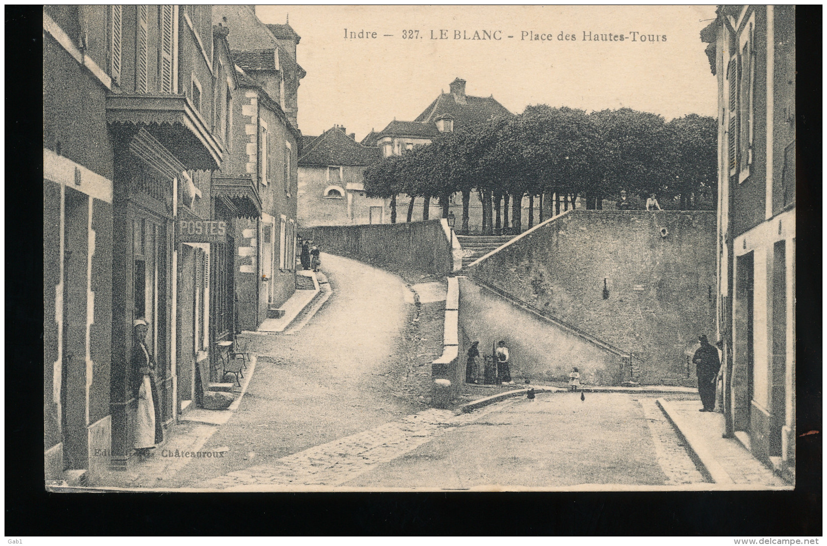 36 -- Le Blanc --  Place Des Hautes - Tours - Le Blanc