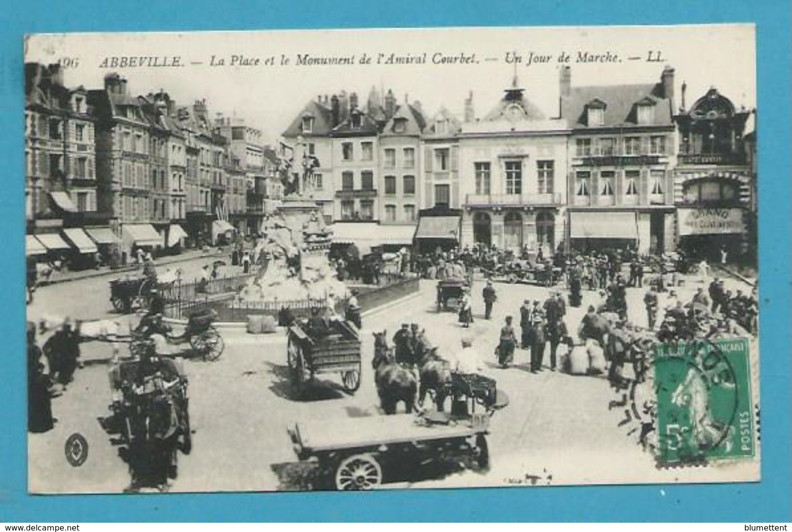 CPA 196 - Métier Marchands Ambulants Marché  ABBEVILLE 80 - Abbeville