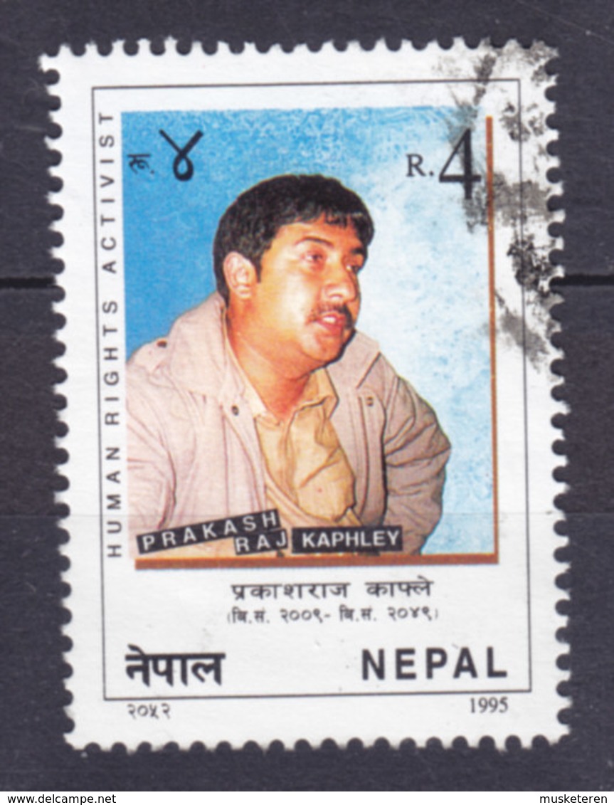 Nepal 1995 Mi. 599    4 R Prakash Raj Kaphley, Menschenrechter - Nepal