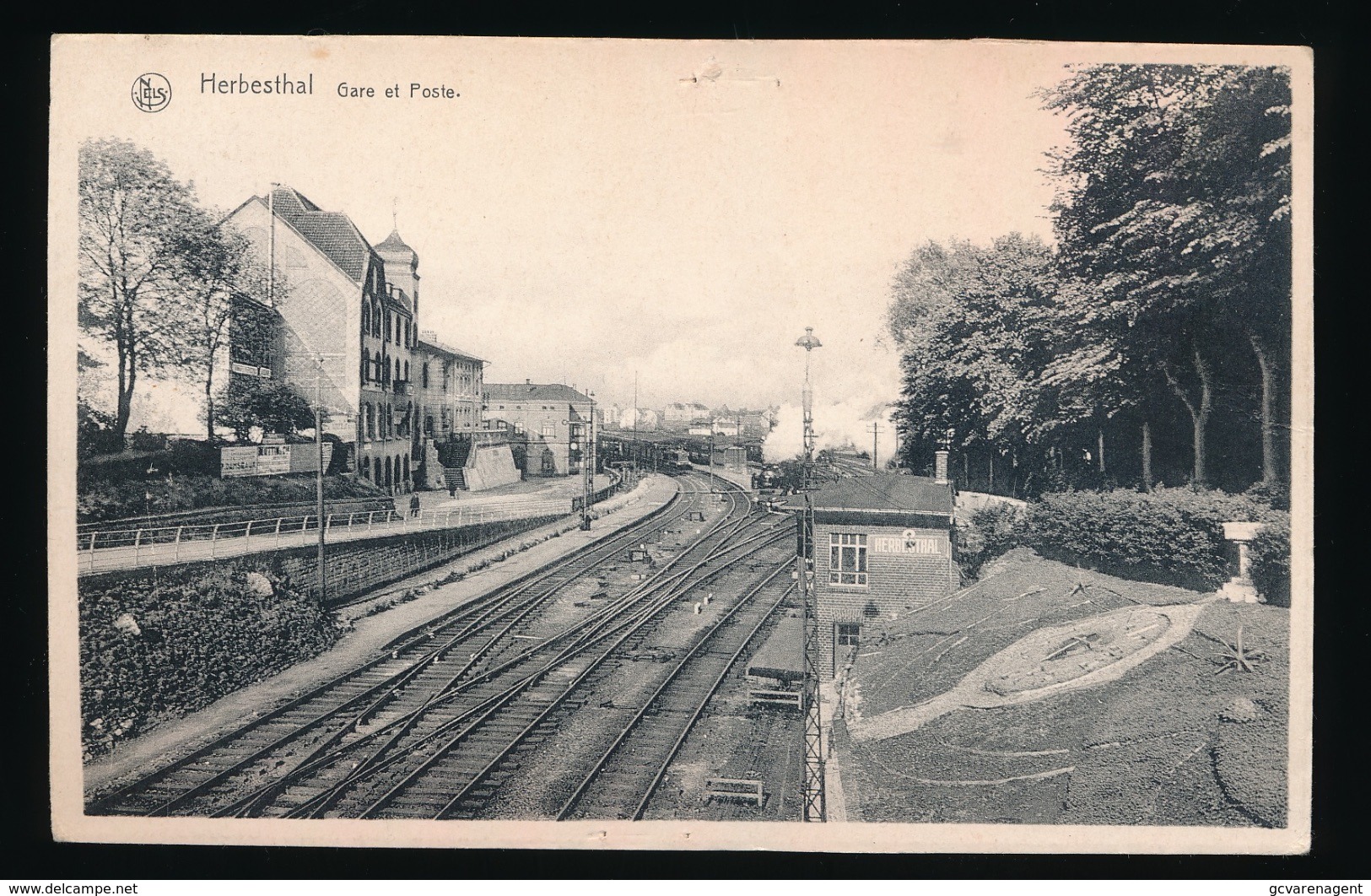 HERBESTHAL  GARE ET POSTE - Welkenraedt