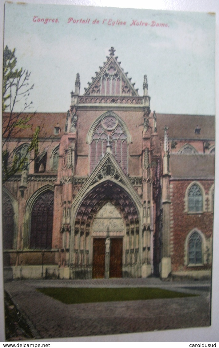 Tongres Tongeren Lot 5x Image Pieuse + Priere +canivet Notre Dame  + Cp Portail église Jos Van Den Born 1913 - Godsdienst & Esoterisme