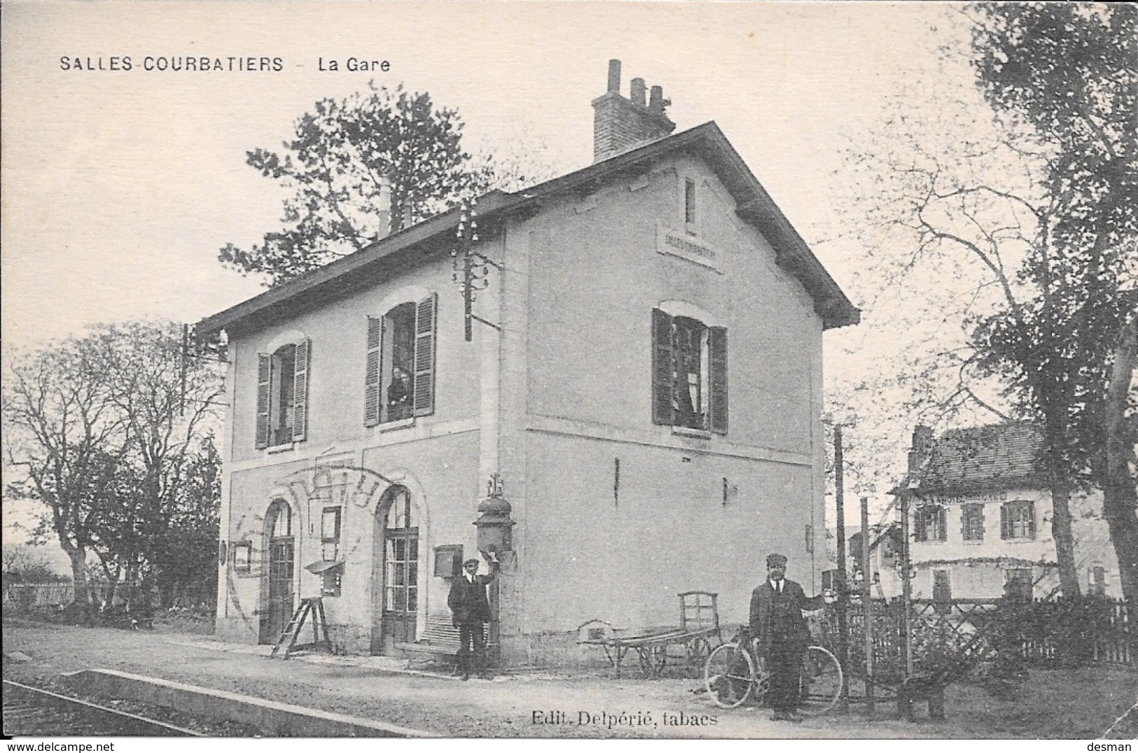 SALLES-COURBATIERS - La Gare. - Autres & Non Classés