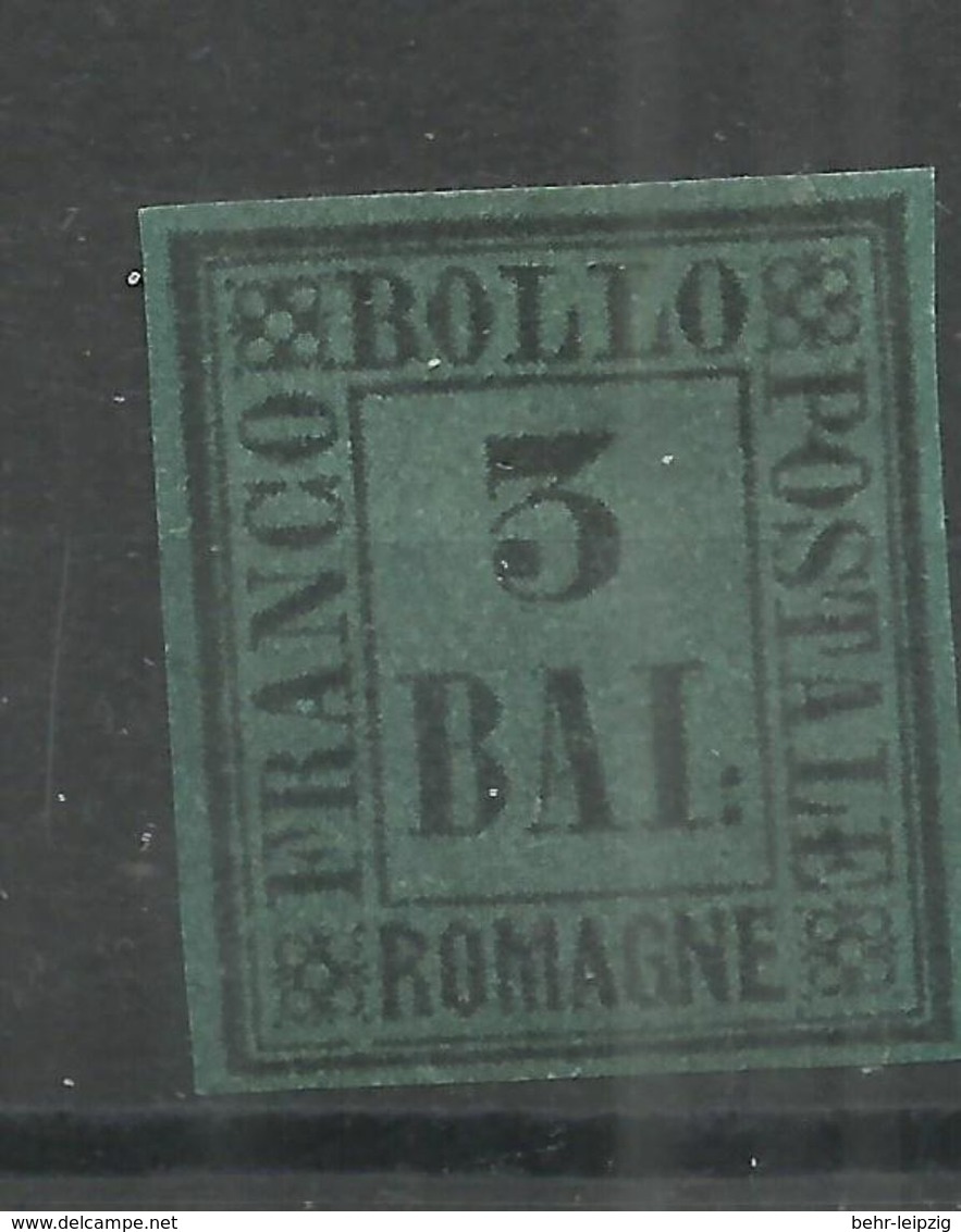 Italien Romagna 6 ND "5 Baj-Freimarke Aus Satz Zifferzeichnung,Privater Neudruck Signiert Dr. Cordes" Postfrisch - Romagne