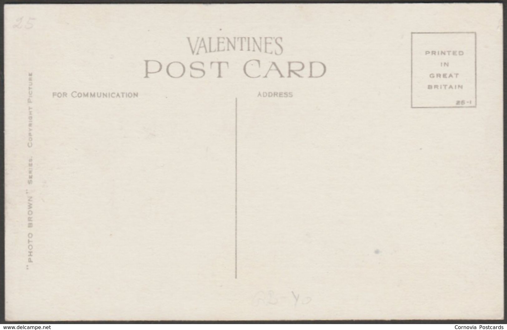 King Edward Street, Hull, Yorkshire, 1926 - Valentine's Postcard - Hull
