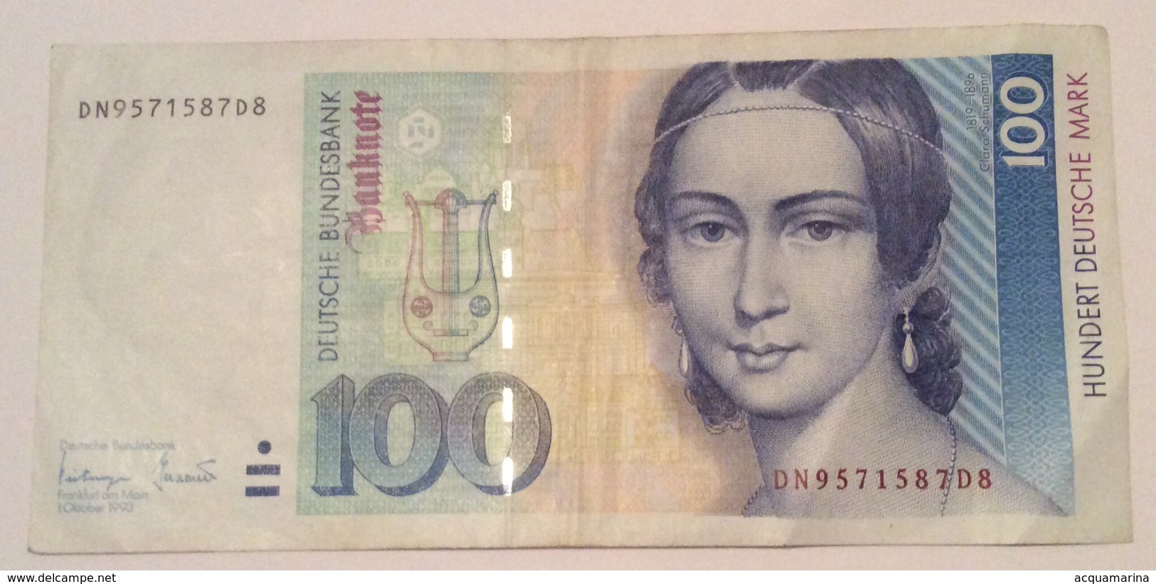 GERMANY 100 MARK 1/10/1993 - 100 Deutsche Mark