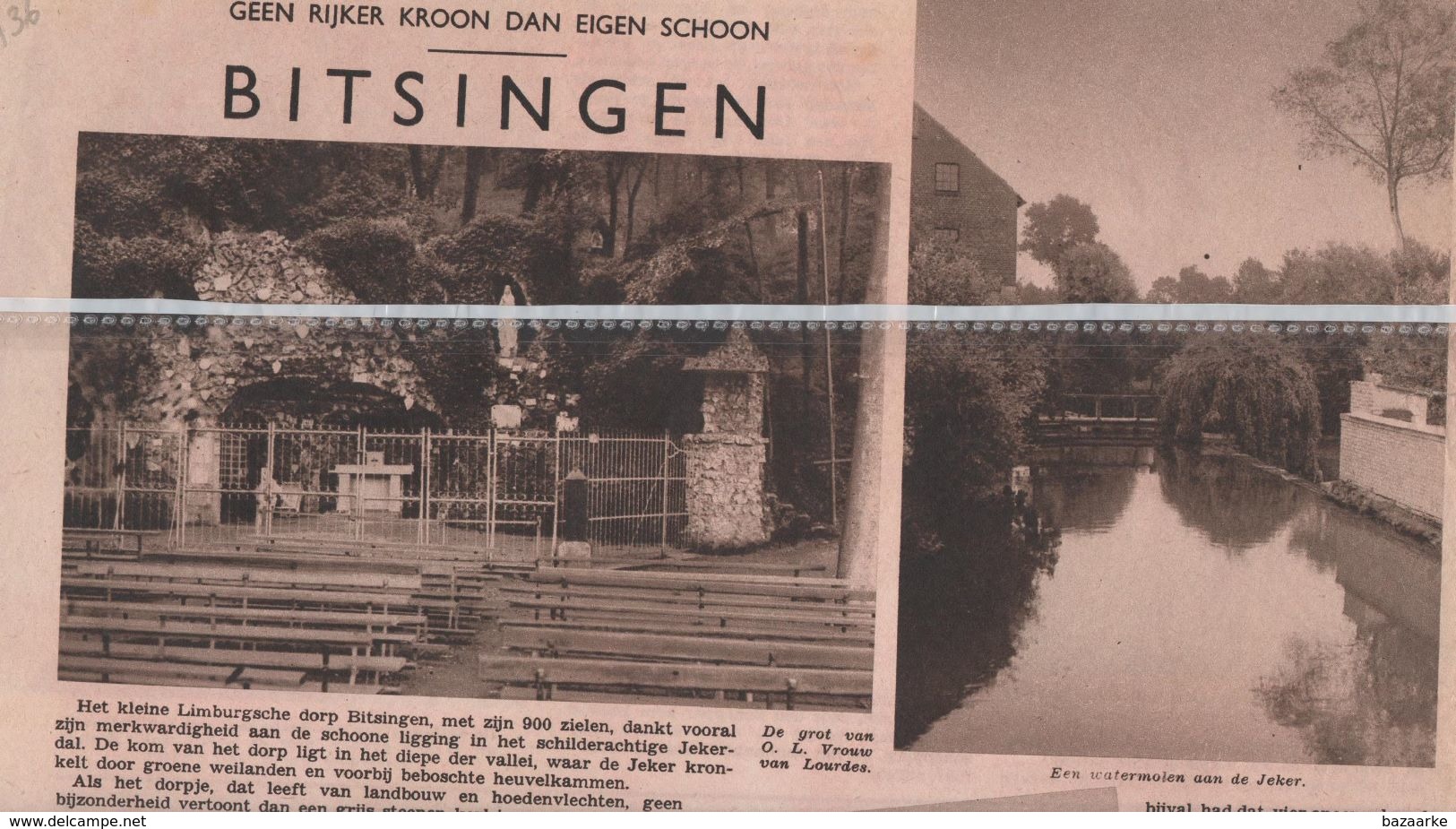 BITSINGEN...1936... BASSENGE - Non Classés