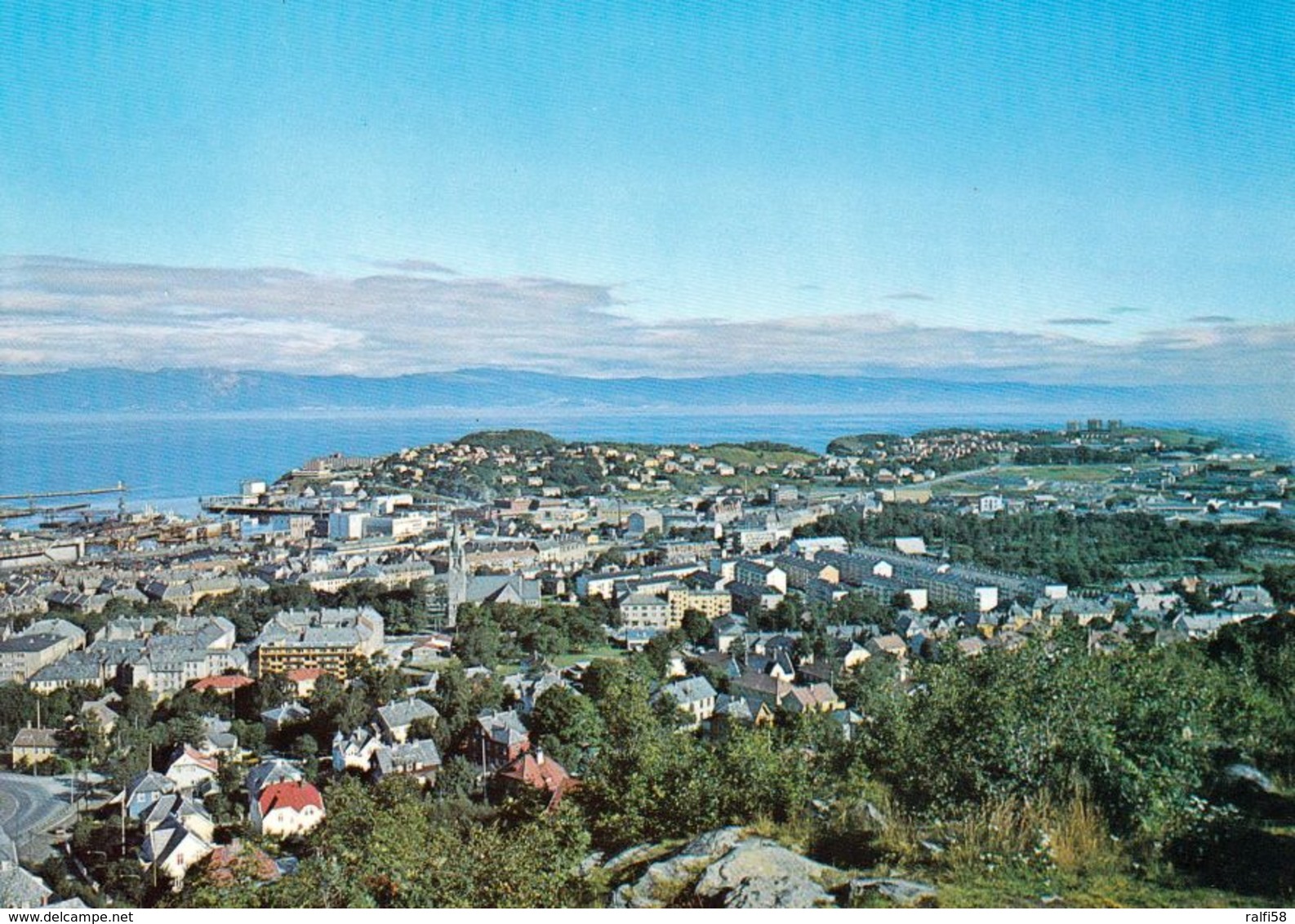 1 AK Norwegen * Blick Auf Die Stadt Trondheim - Luftbildaufnahme * - Norway