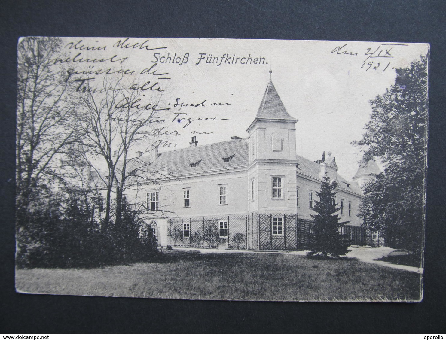 AK DRASENHOFEN B. Mistelbach Schloss Fünfkirchen Addelskorrespondenz /// D*29770 - Mistelbach