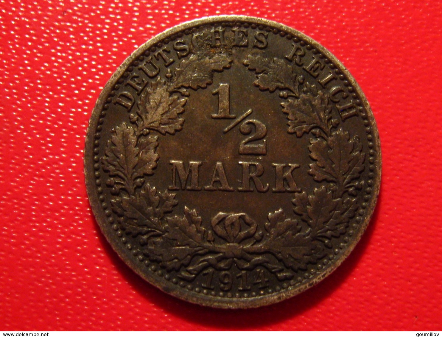 Allemagne - 1/2 Mark 1914 A 3785 - 1/2 Mark