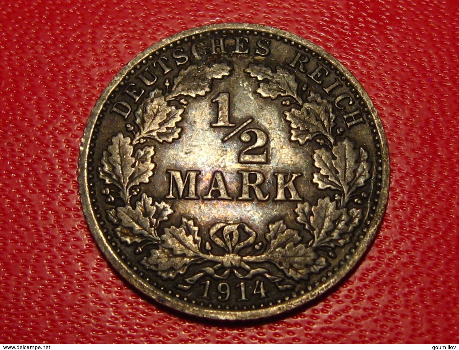 Allemagne - 1/2 Mark 1914 A 3785 - 1/2 Mark