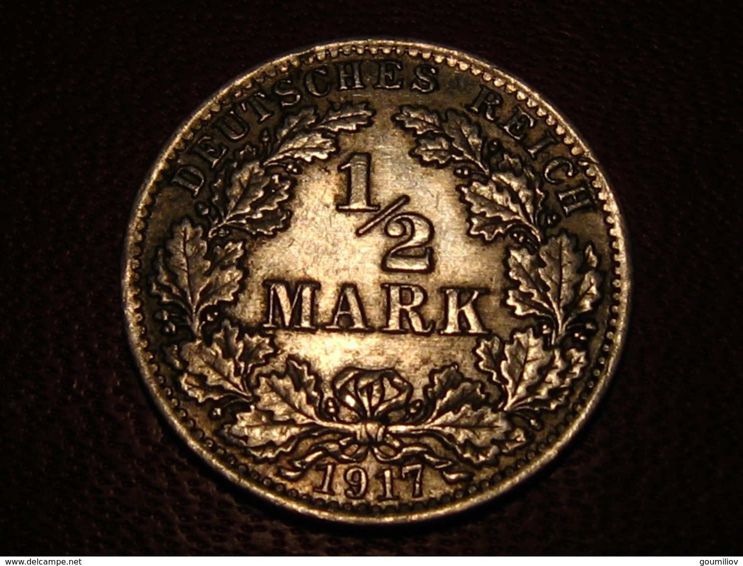 Allemagne - 1/2 Mark 1917 A 3701 - 1/2 Mark