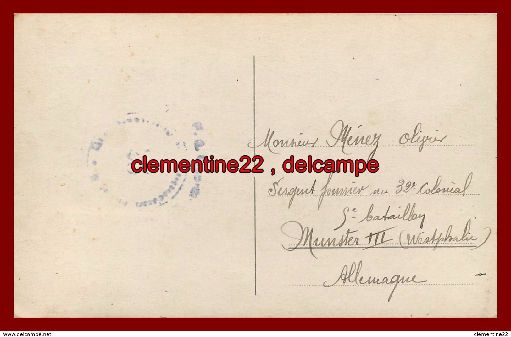 Munster , Carte Photo  , Camp Prisonniers , Théatre ,  Allemagne ,  Militaire , Guerre 1914 1918 - Munster