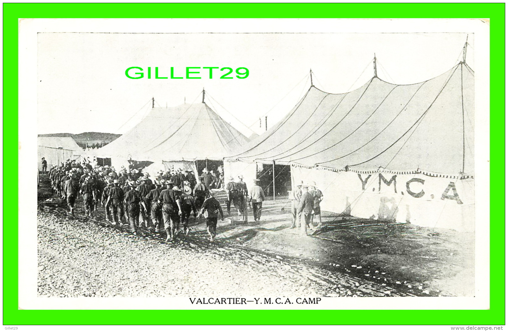 MILITARIA - Y. M. C. A. CAMP AT VALCARTIER, QUEBEC - T. H. DAVIES IN 1915 - - Régiments