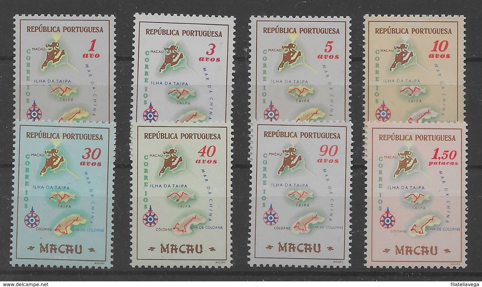 Serie De Macao Nº Yvert 406/13 (**). - Unused Stamps