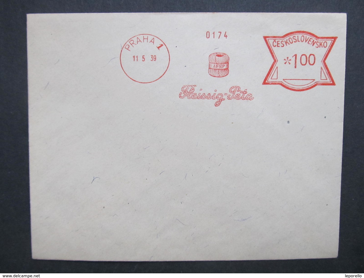 BRIEF Praha 1 Fleissig 11.5.1939 Mitläufer Frankotype Freistempel Postfreistempel /// N2751 - Briefe U. Dokumente