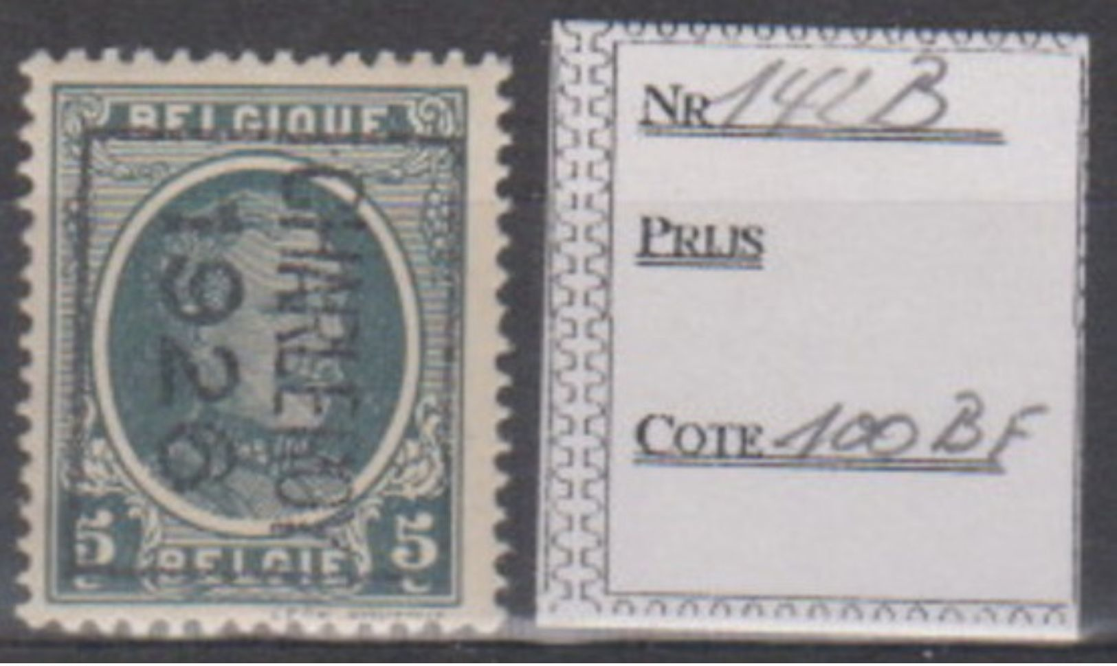 NR 142B  PREO - Typos 1922-31 (Houyoux)