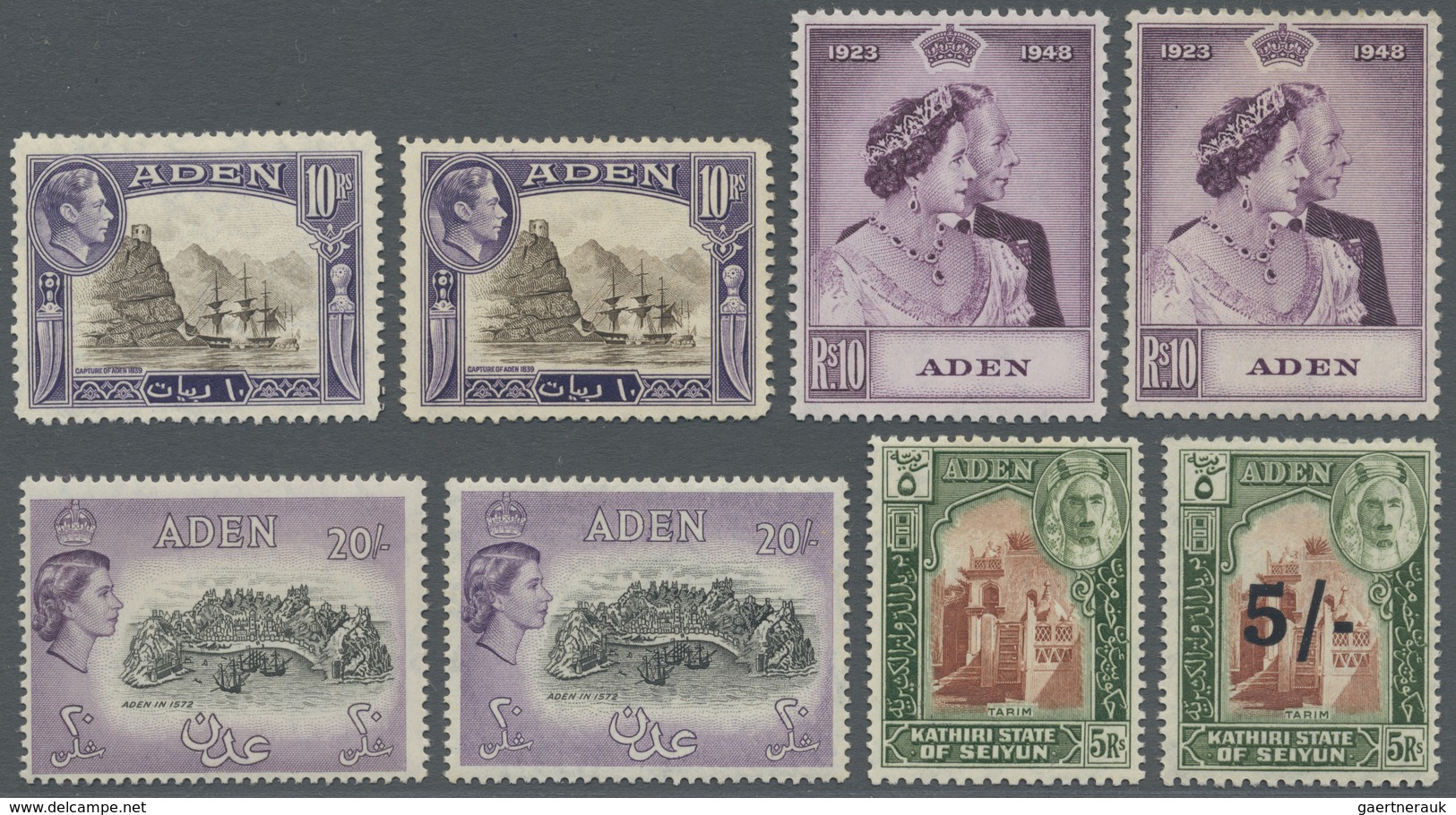 **/*/O Aden: 1937/1968 (ca.), Accumulation In Stockbook Incl. Seiyun And Hadhramaut With Several Better Iss - Yemen