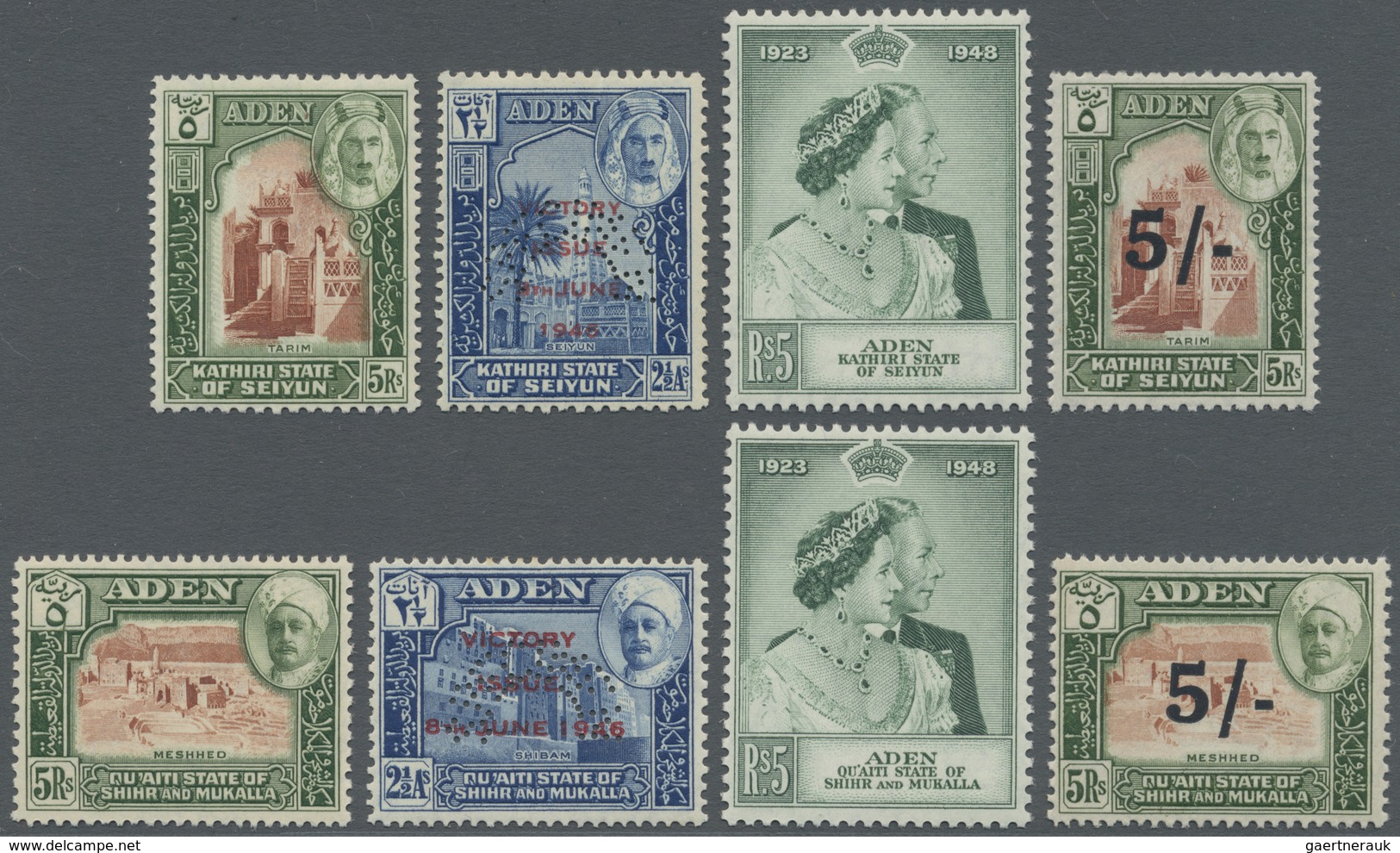 **/*/Br Aden: 1942/1967 (ca.), Accumulation Of Seyun And Hadhramaut In Album With Several Better Issues, Com - Yémen