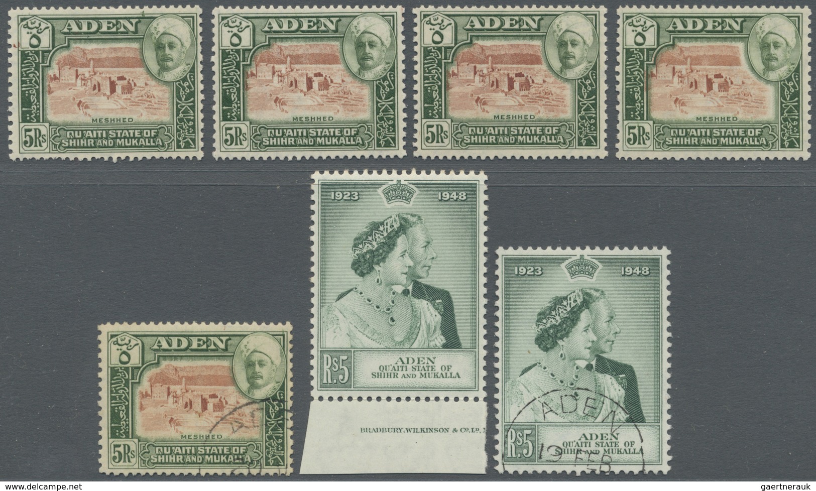 **/*/O/Br Aden - Qu'aiti State In Hadhramaut: 1942/1966 (ca.), Accumulation In Album With Several Better Issue - Yemen