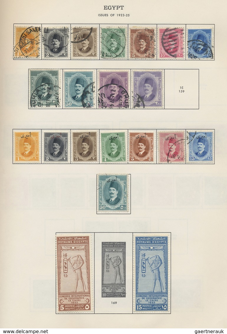 O/*/** Ägypten: 1866-1970: Mint And Used Collection Of Stamps And Souvenir Sheets From EGYPT And Of The 191 - 1915-1921 Protettorato Britannico