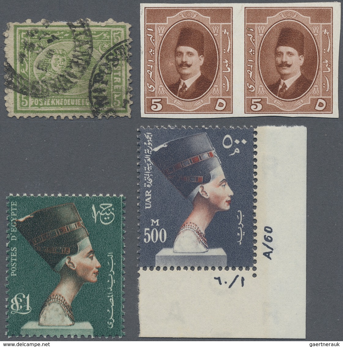 **/*/O Ägypten: 1867-1960's: Collection And Stock Of Mint And Used Stamps, From Pyramid Issues To Semi-mode - 1915-1921 Brits Protectoraat