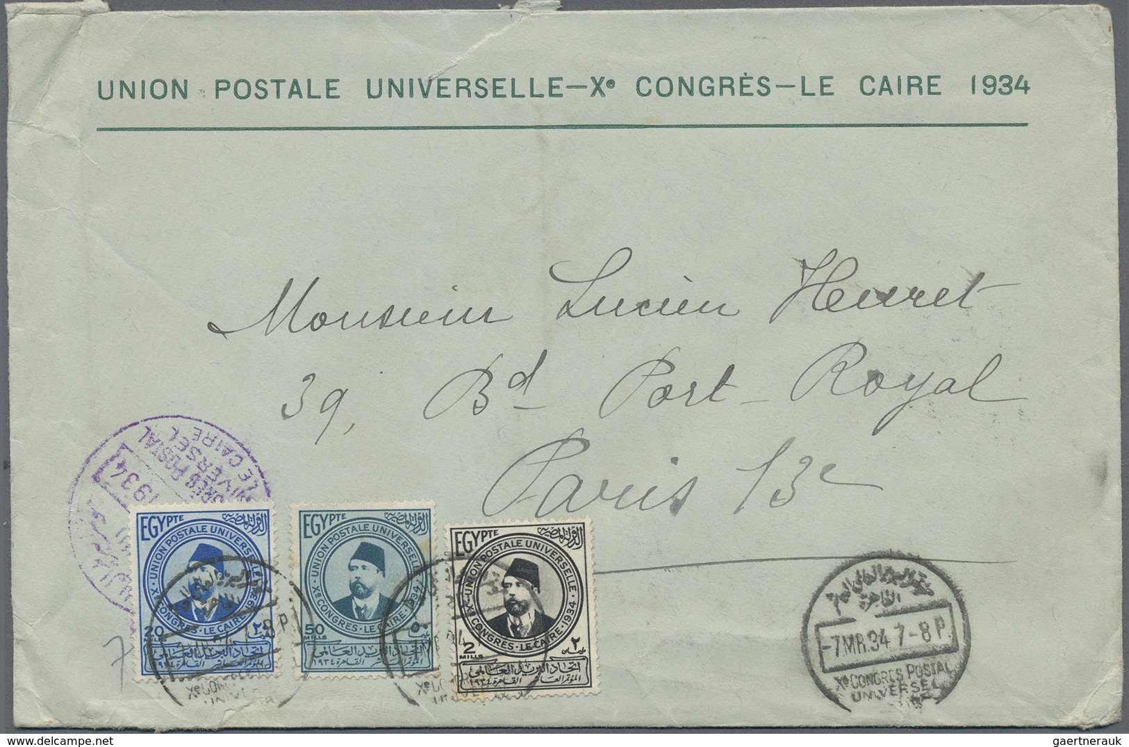 Br Ägypten: 1897/1934: Nice Lot Of 20 Envelopes And Postal Stationeries Including Registered, Postage D - 1915-1921 Protectorat Britannique