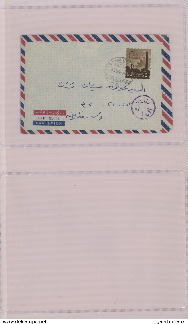 Br/GA Ägypten: 1910-1950's: Collection of 55 airmail covers including highlights as the rare "HELIOPOLIS/A