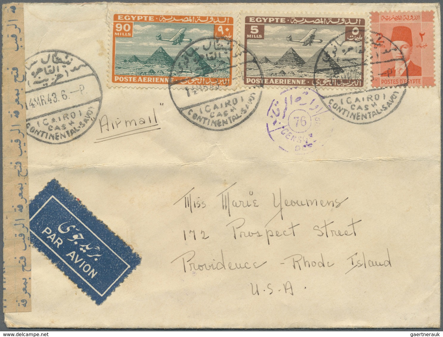 Br/GA Ägypten - Stempel: 1906-1943 HOTEL CANCELLATIONS: Group Of Seven Covers And Postcards Bearing Datest - Andere & Zonder Classificatie
